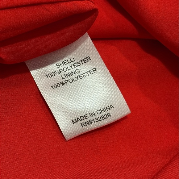 Revolve Superdown Evie tie front red mini dress medium - Picture 9 of 9